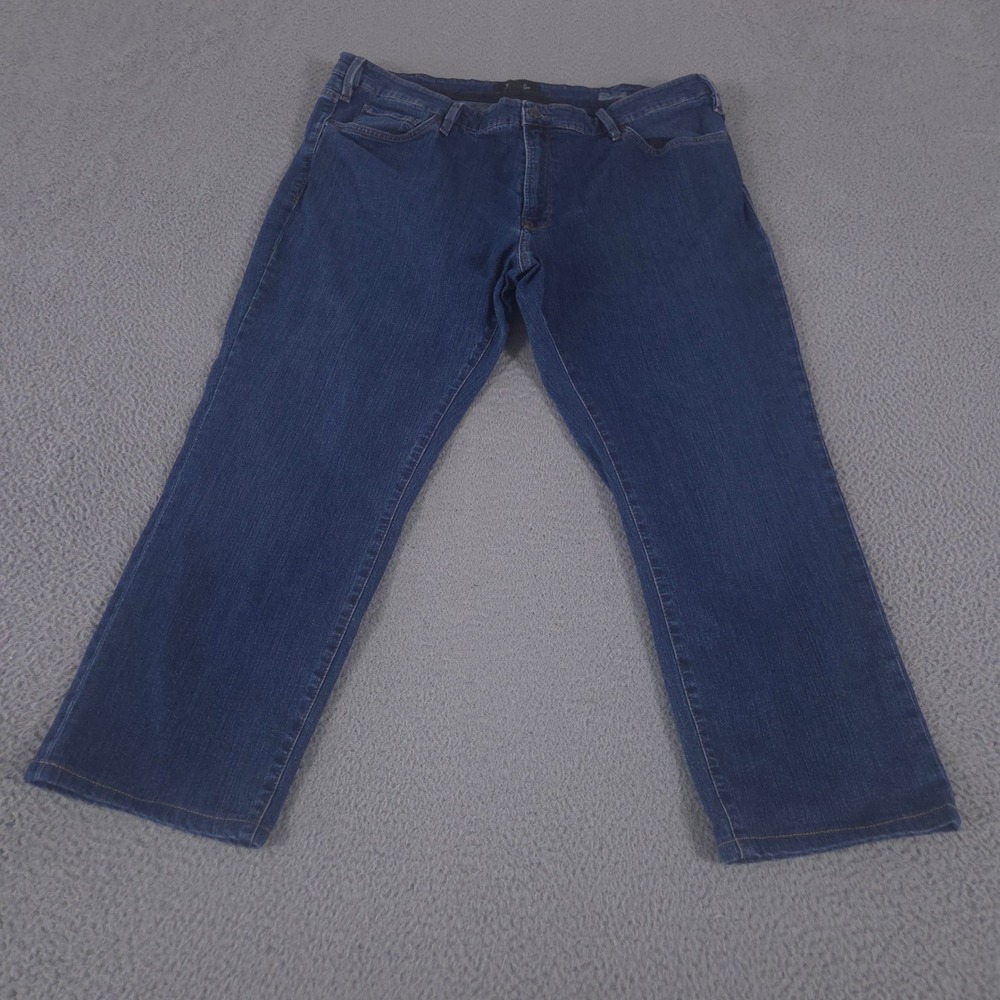 34 Heritage Jeans Mens 44x29 Blue‎ Straight Leg Comfort Stretch Denim Classic
